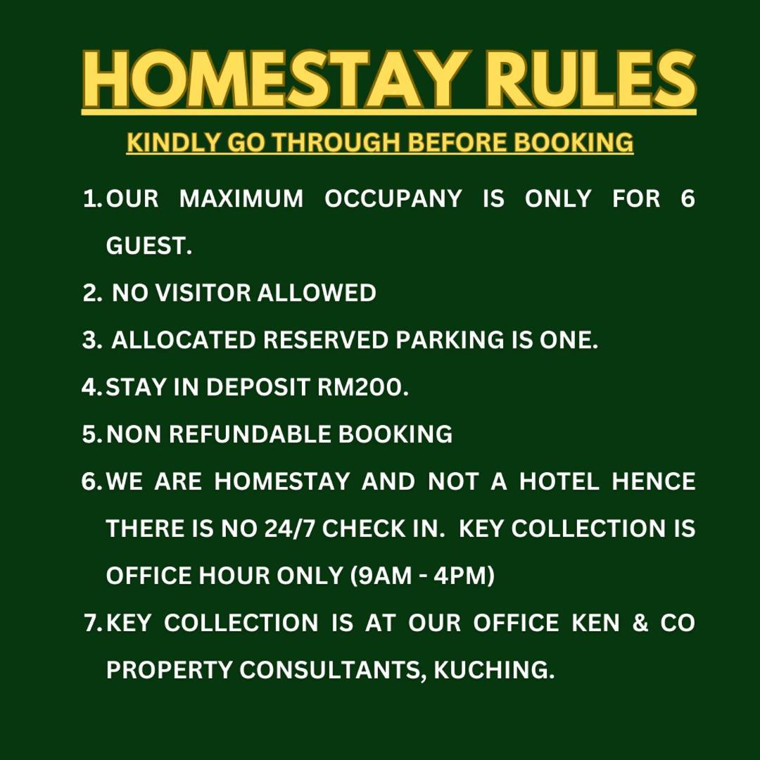 Santubong Suites B Just Like Home Damai Kuching Eksteriør billede